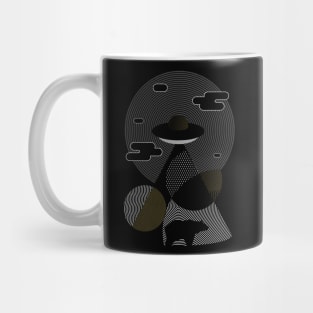 UFO graphic Mug